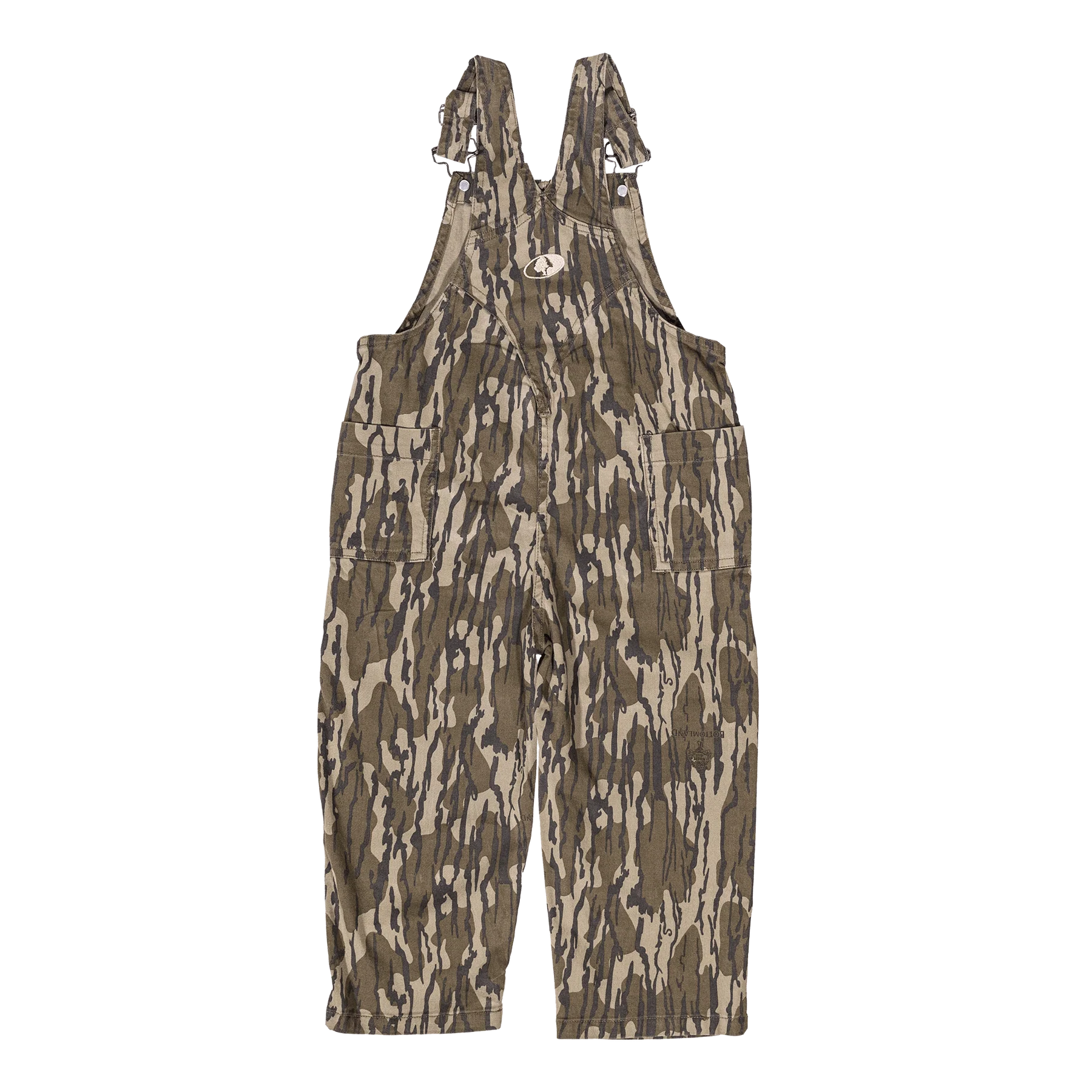 Mossy Oak Cotton Mill Toddler Bib Overall in Bottomland
