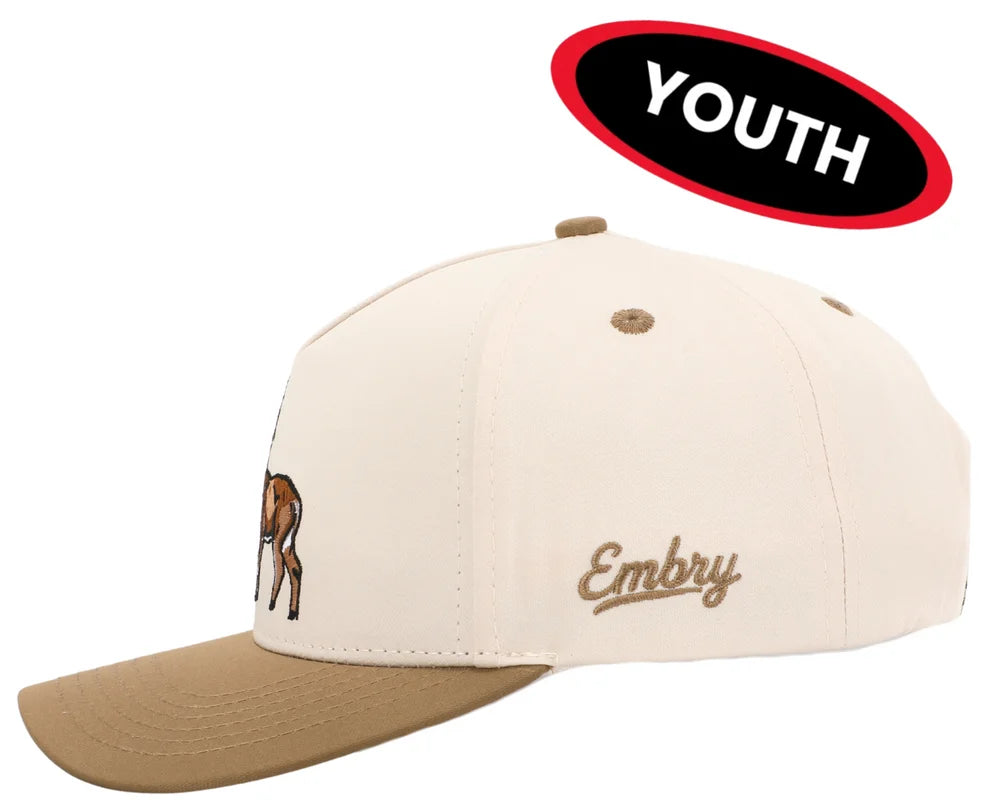 Embry Outdoors | Youth Buck Hat - Cream/Tan