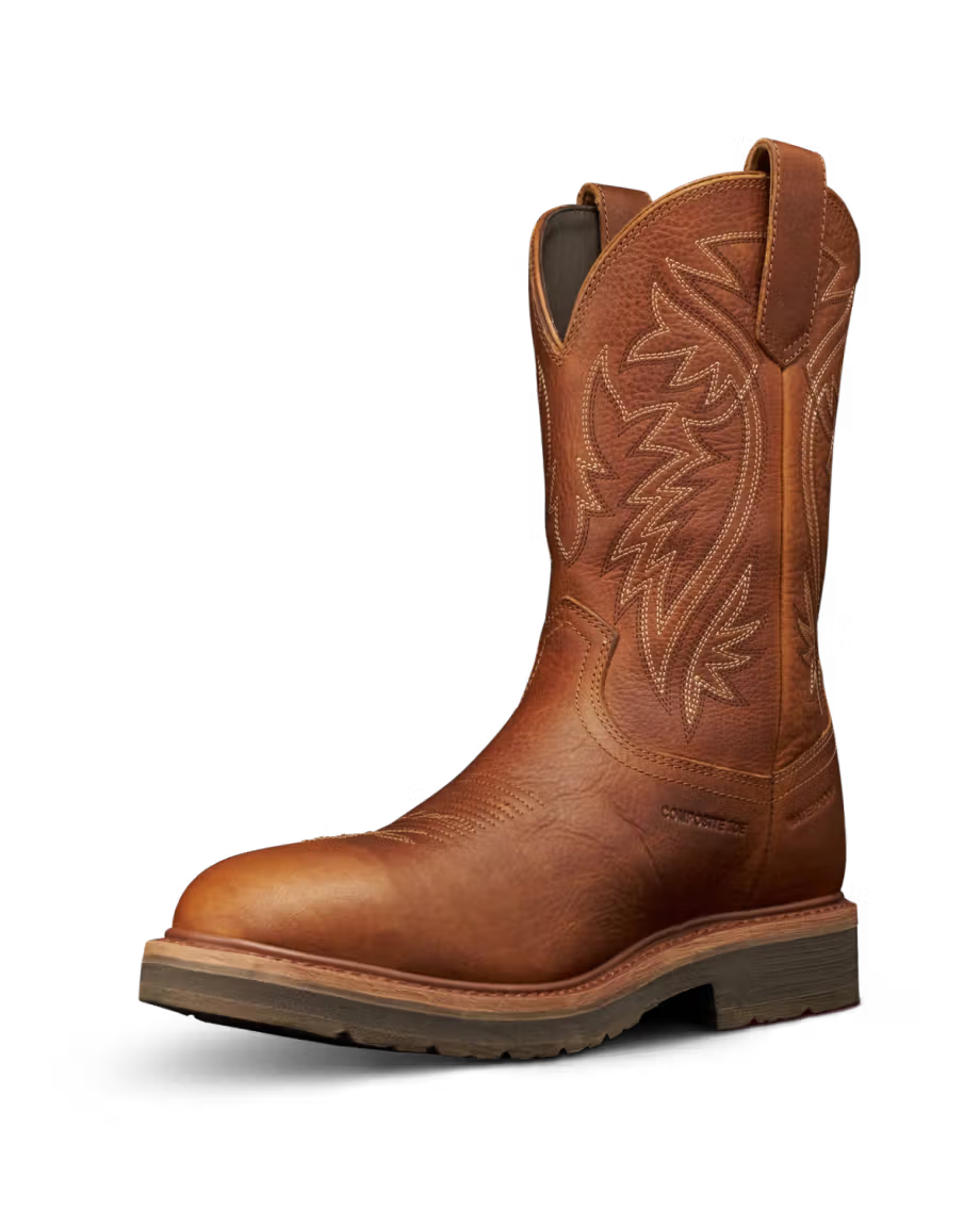 Tecova Men's LongHaul Waterproof Round Composite Toe Work Boot