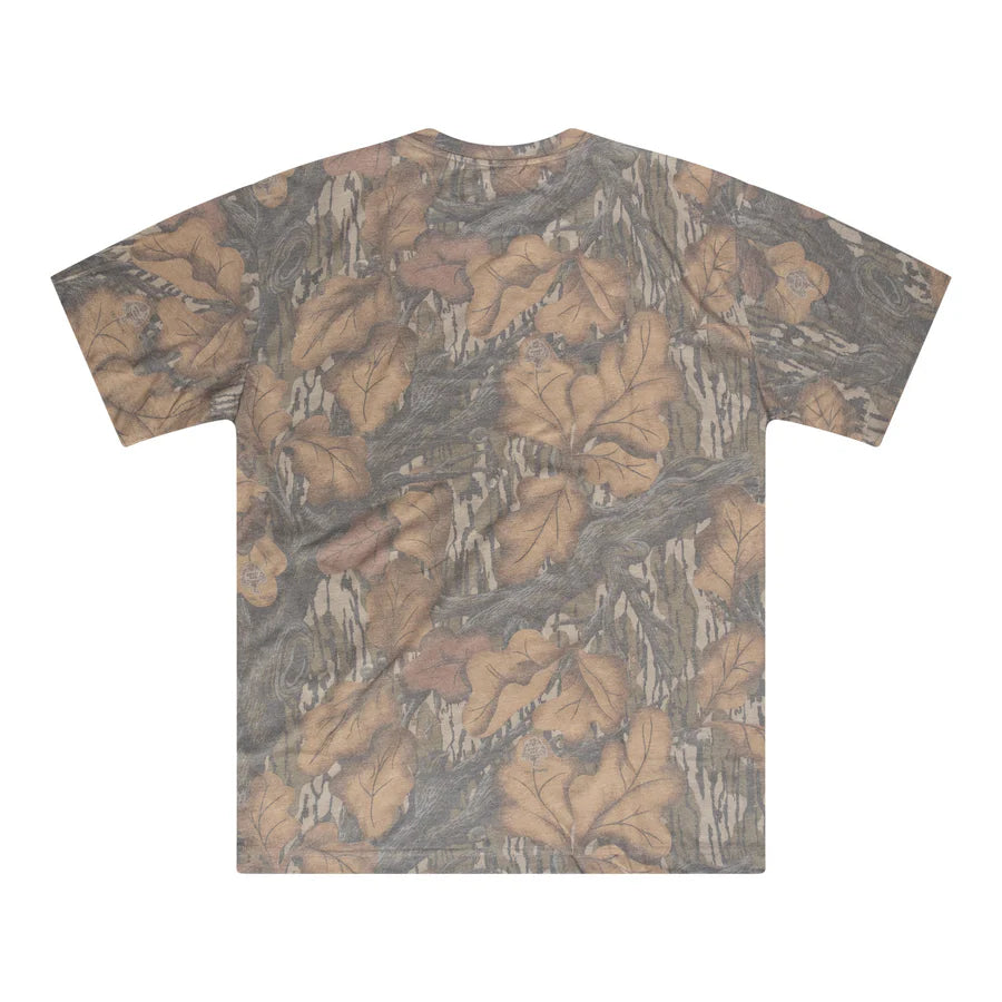 Mossy Oak Washed Out T-shirt in Fall Foliage