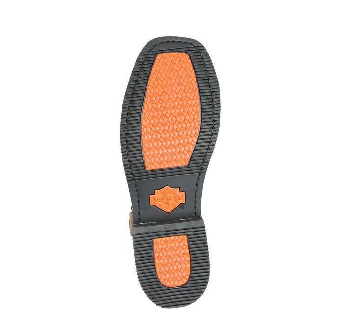 Men's Harley-Davidson Hustin West 11-Inch Brown Motorcycle Boots