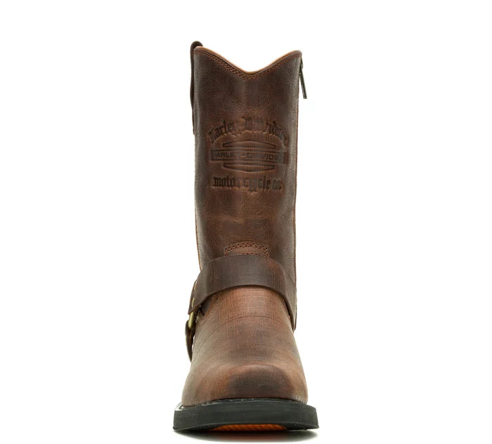 Men's Harley-Davidson Hustin West 11-Inch Brown Motorcycle Boots