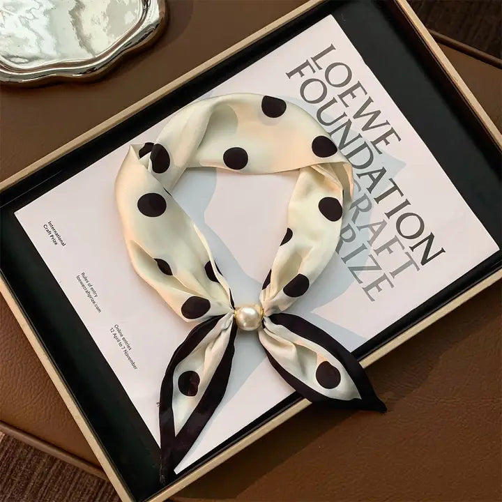 Spot on Pearl Neck Scarf