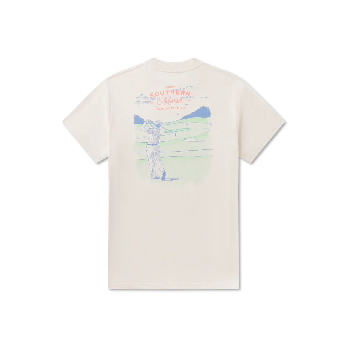 Southern Marsh Pin High T-Shirt in Washed Pebble