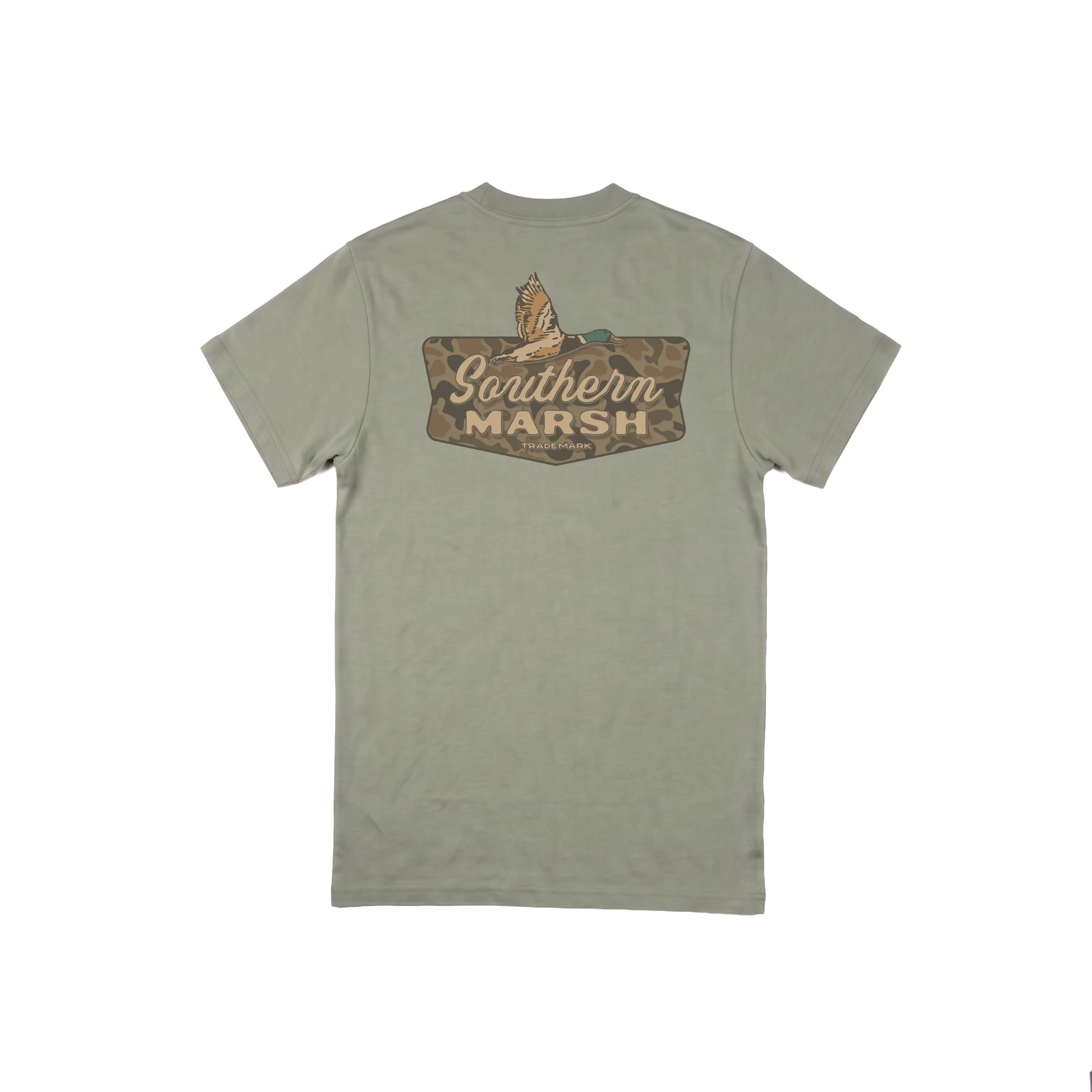 Southern Marsh Inflight Badge T-Shirt in Brigade Olive