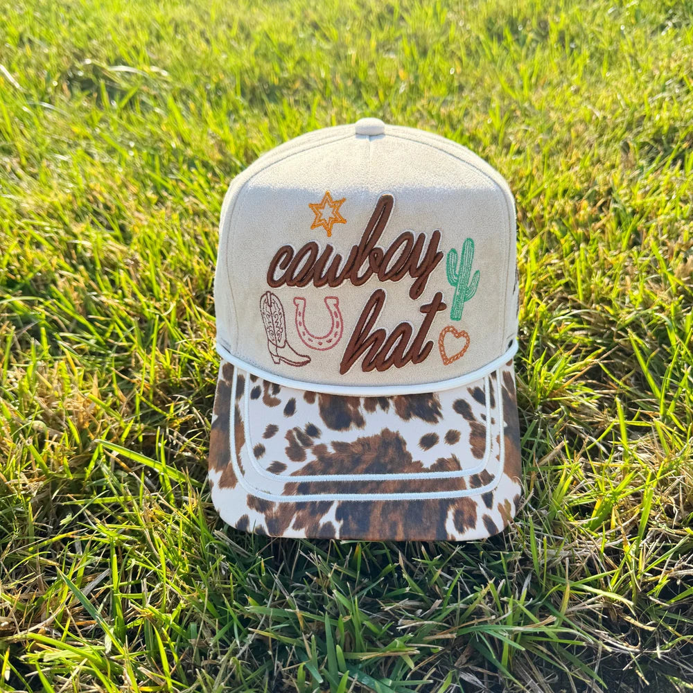 Cowboy Hat Trucker Cap