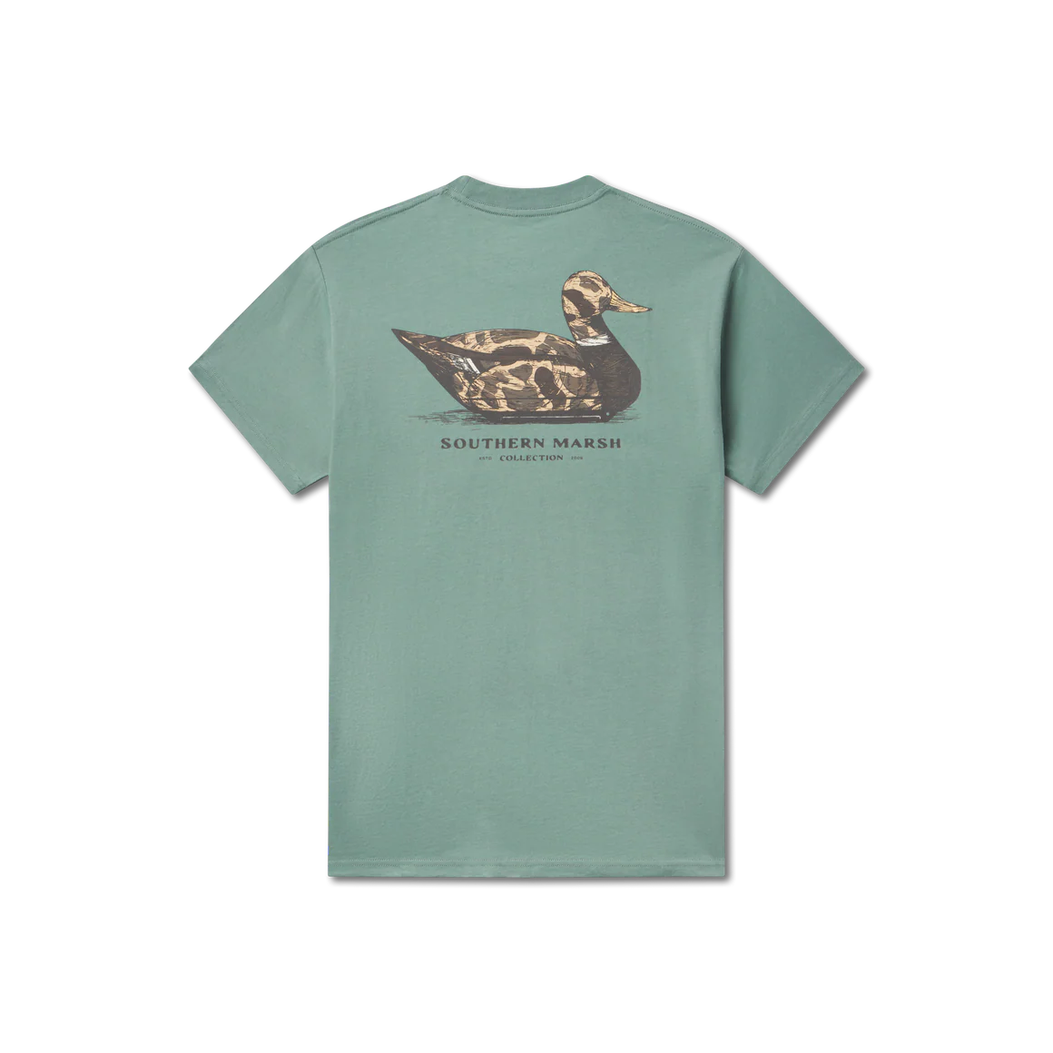 Southern Marsh Vintage Duck Decoy T-Shirt in Sage