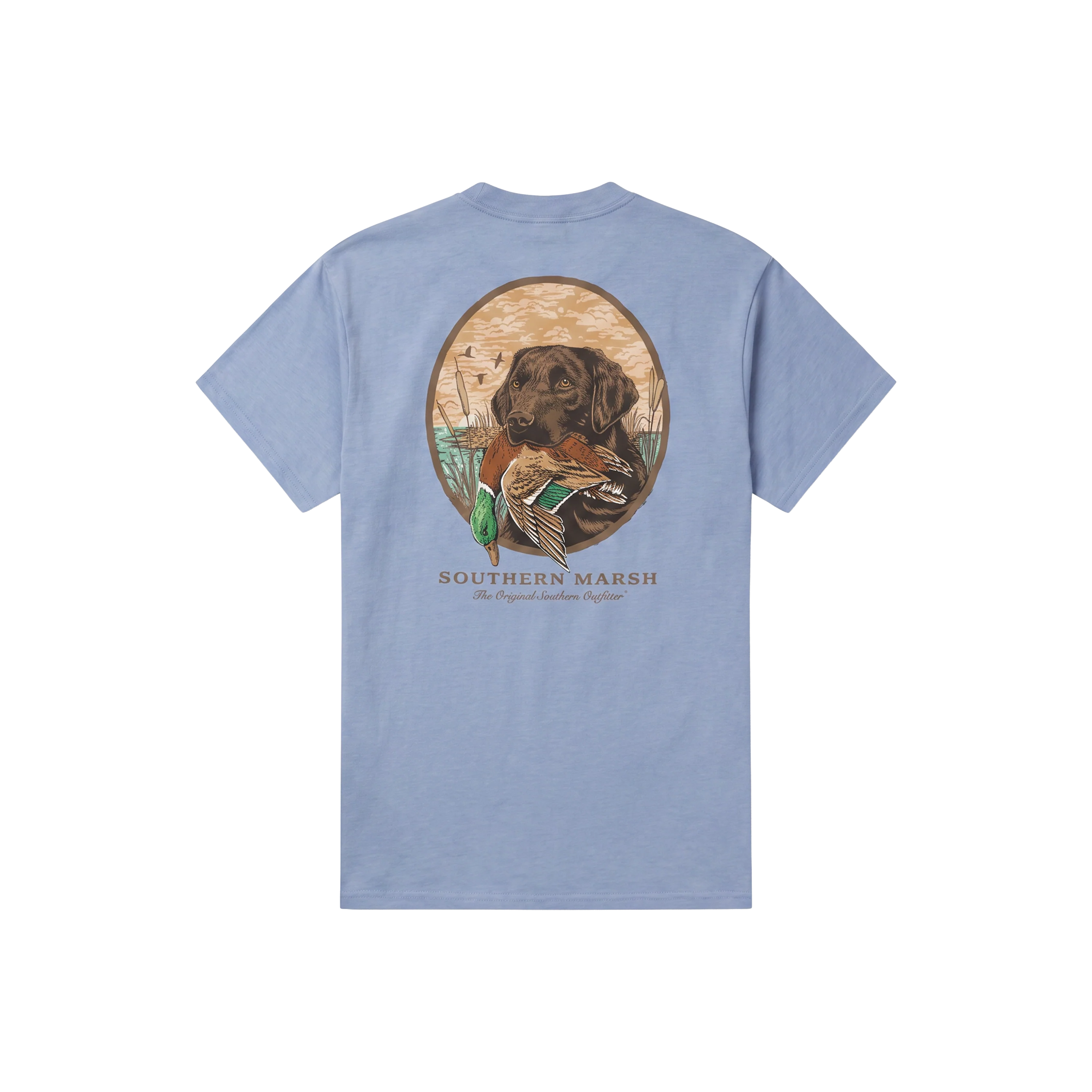 Southern Marsh Good Boy T-Shirt in Washed Blue