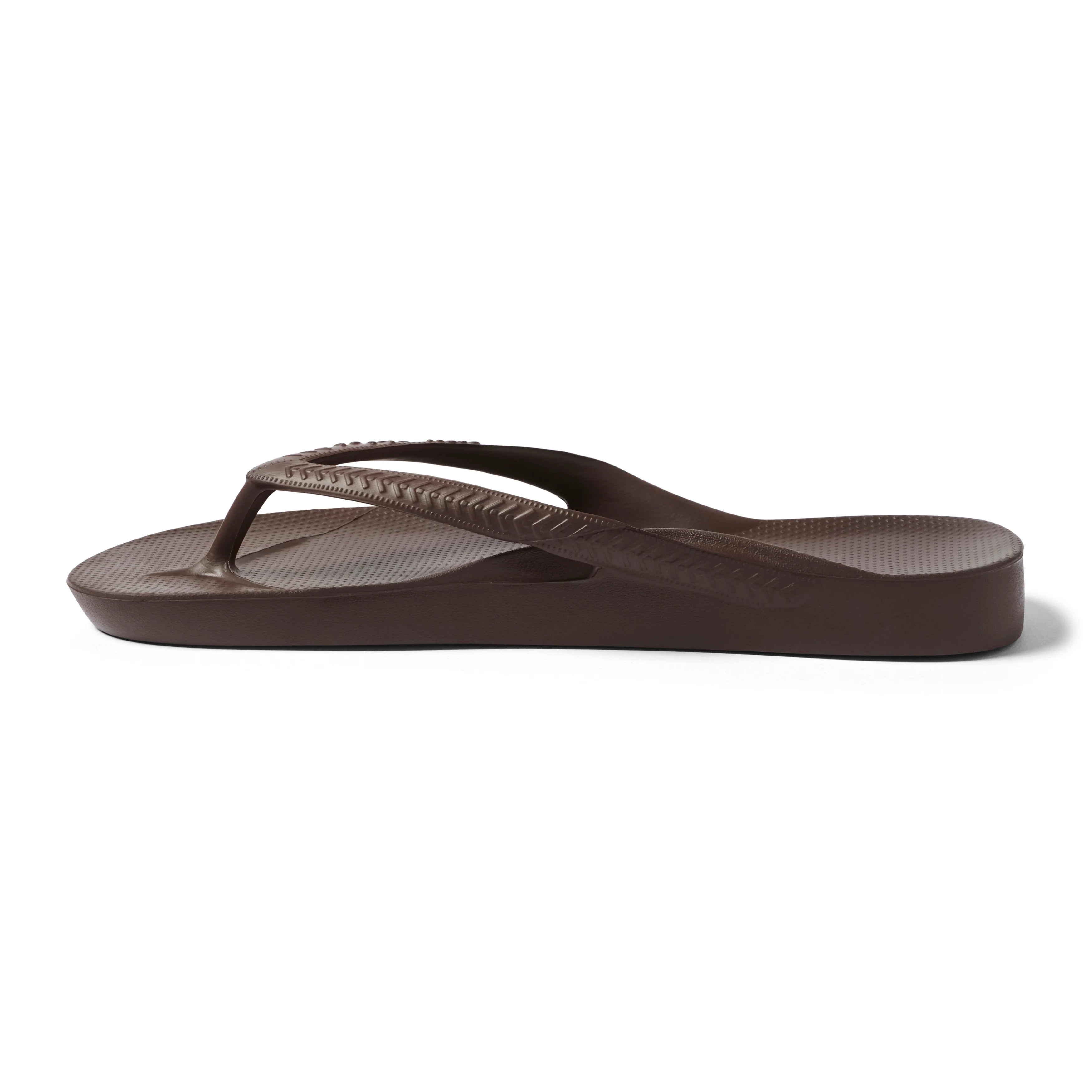Archies Unisex Arch Support Flip Flops - Brown