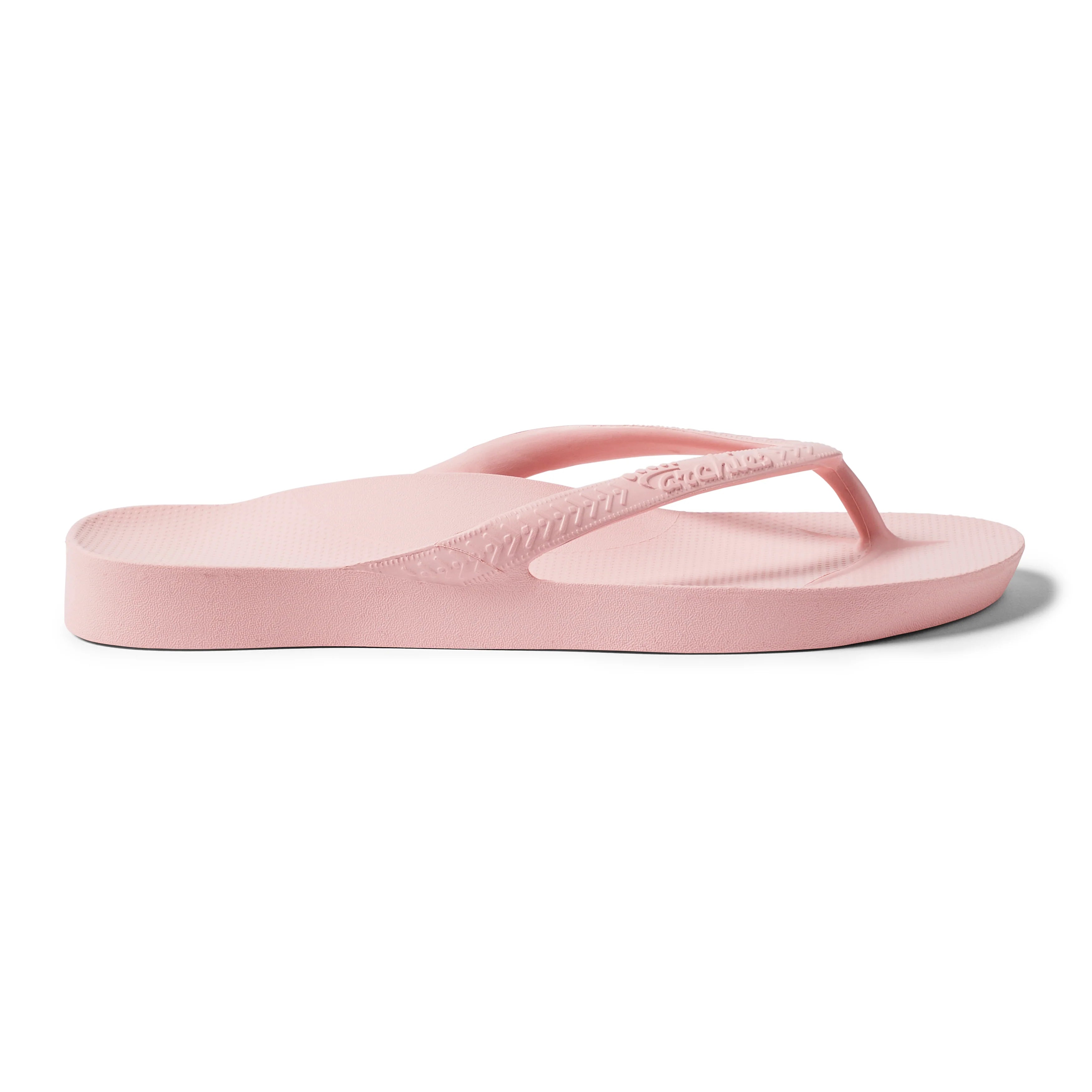 Archies Unisex Arch Support Flip Flops - Pink