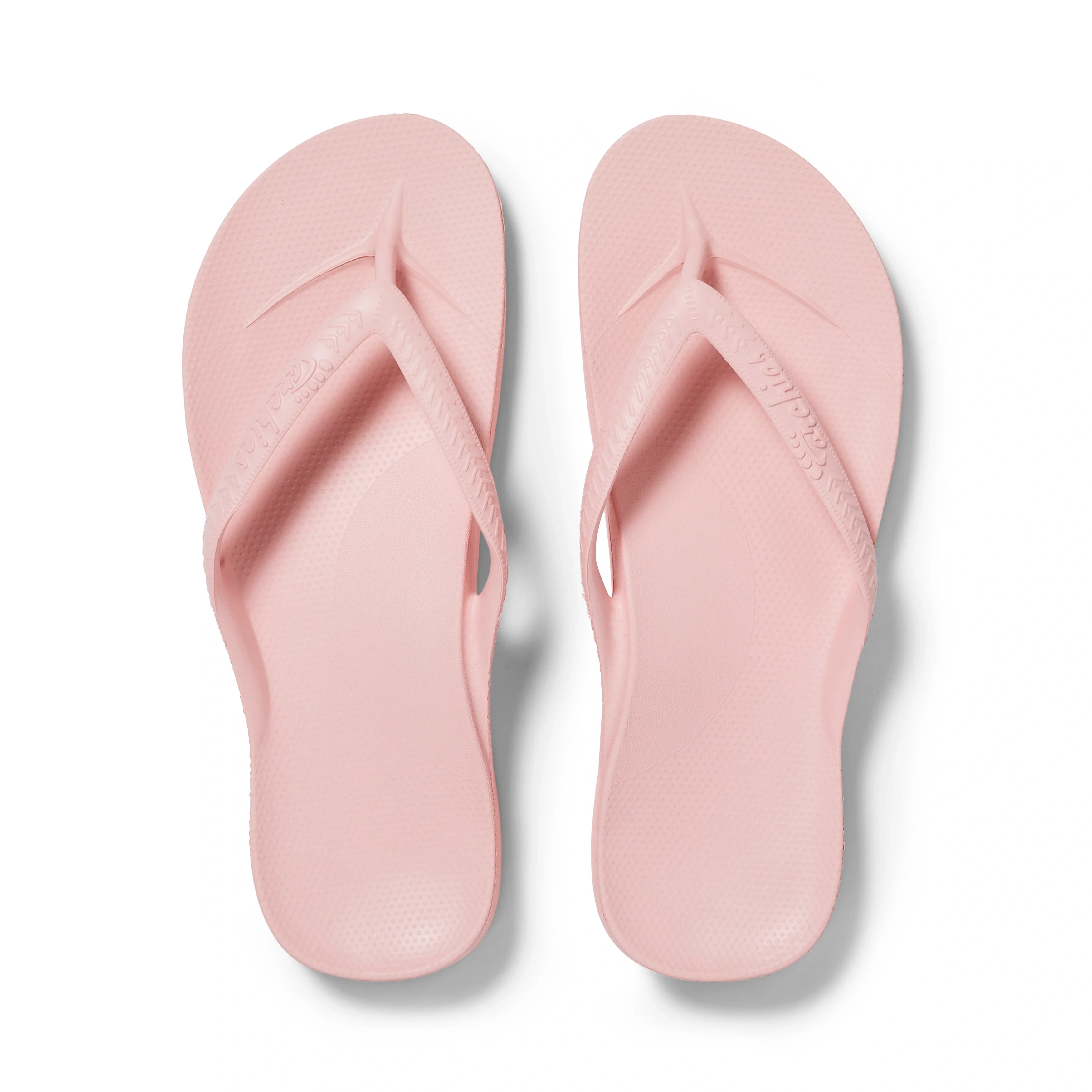 Archies Unisex Arch Support Flip Flops - Pink
