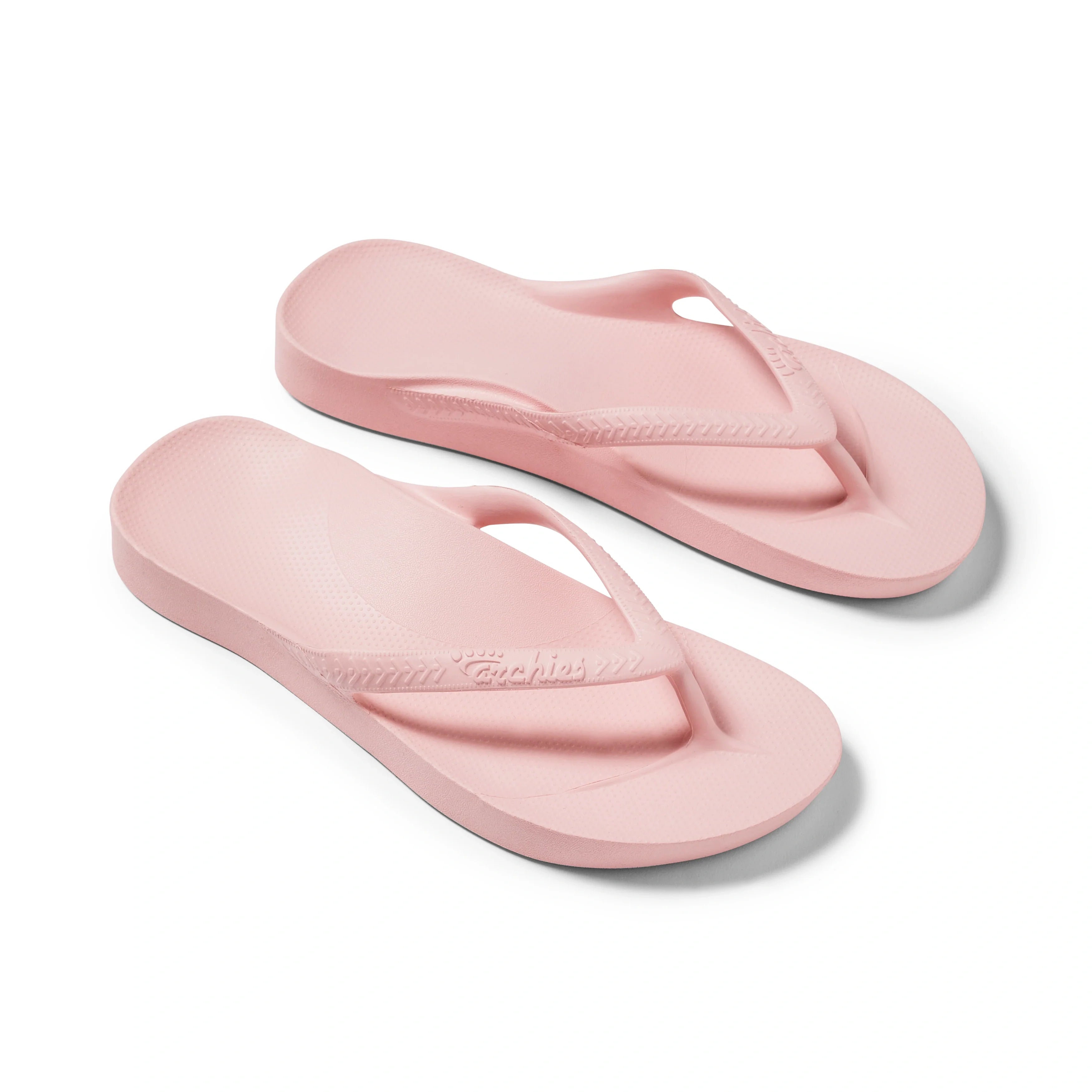 Archies Unisex Arch Support Flip Flops - Pink