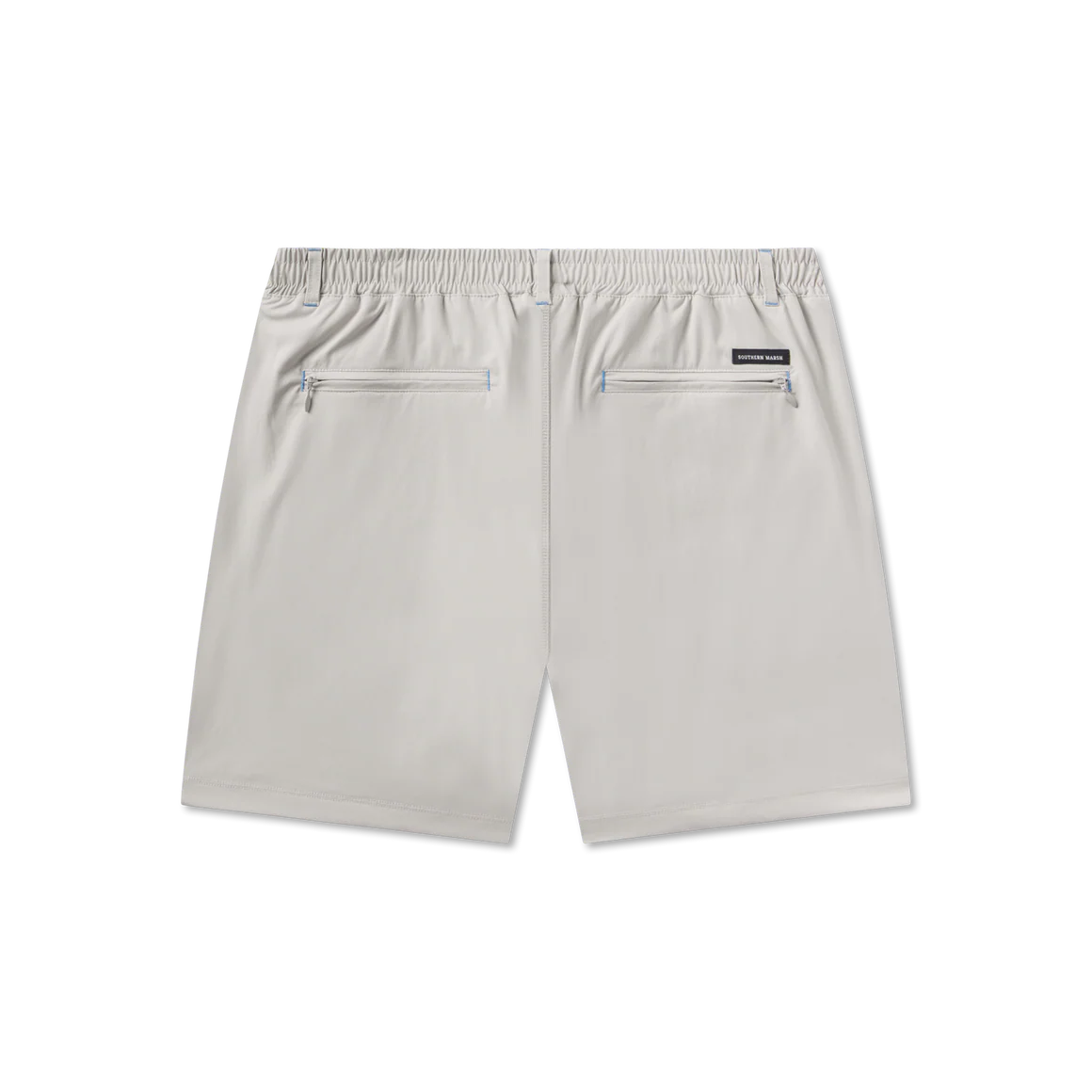 Southern Marsh Men's Billfish Lined Performance Short in Light Gray