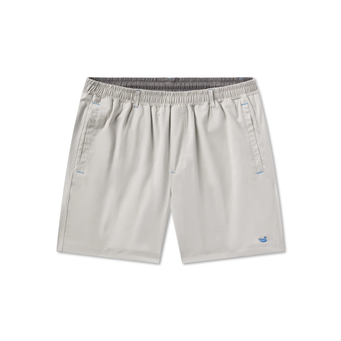 Southern Marsh Men's Billfish Lined Performance Short in Light Gray