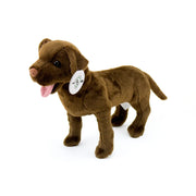 14" Plush Chocolate Lab