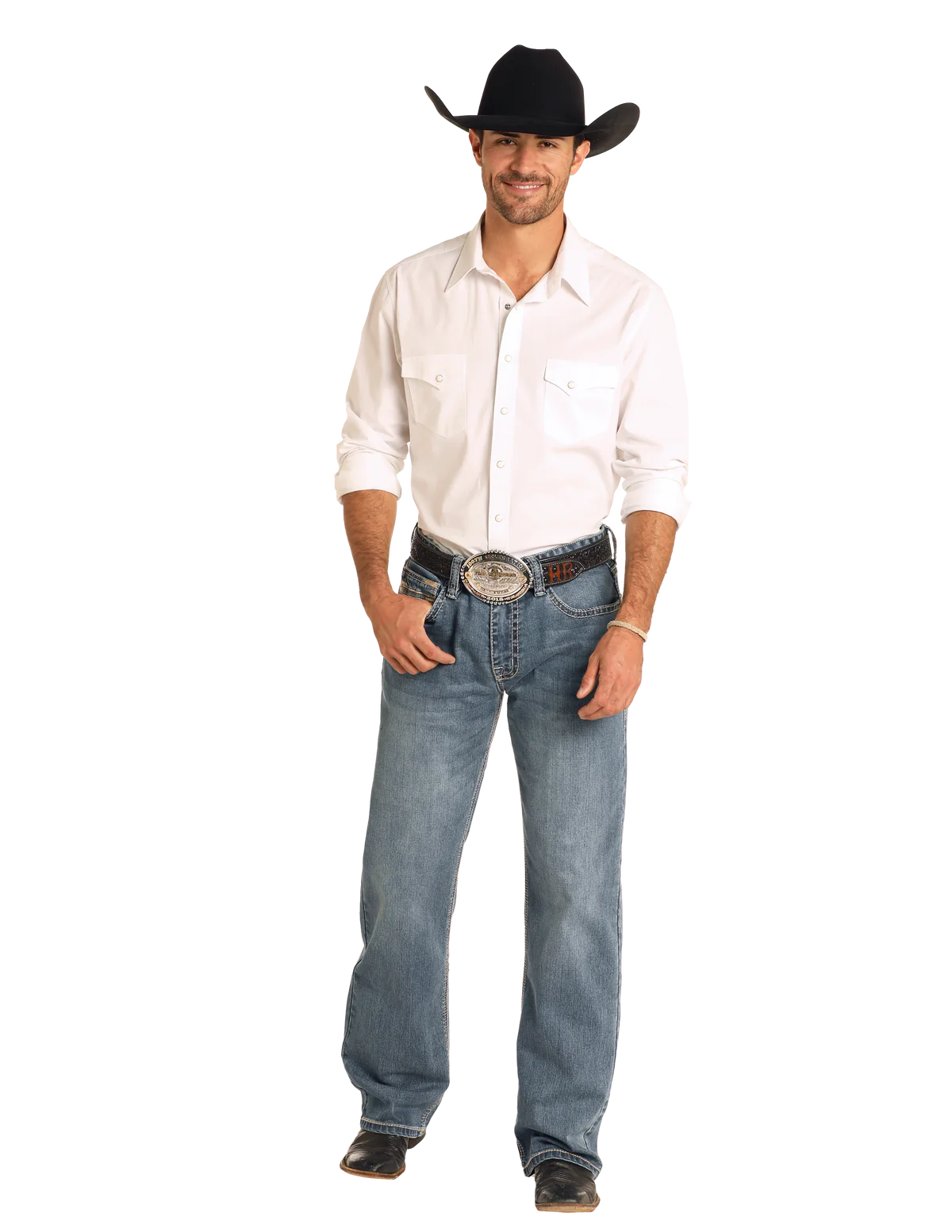 Men's Rock & Roll Cowboy Double Barrel Straight Jean