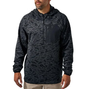 Burlebo Blaze Tech Quarter Zip - Black Camo