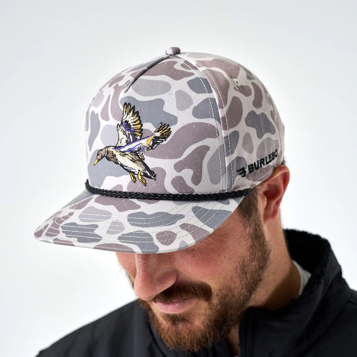 Burlebo Diving Mallard Hat in Classic Deer Camo