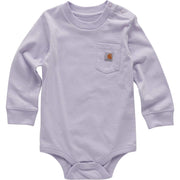 Carhartt Infant Long Sleeve Bodysuit in Light Purple