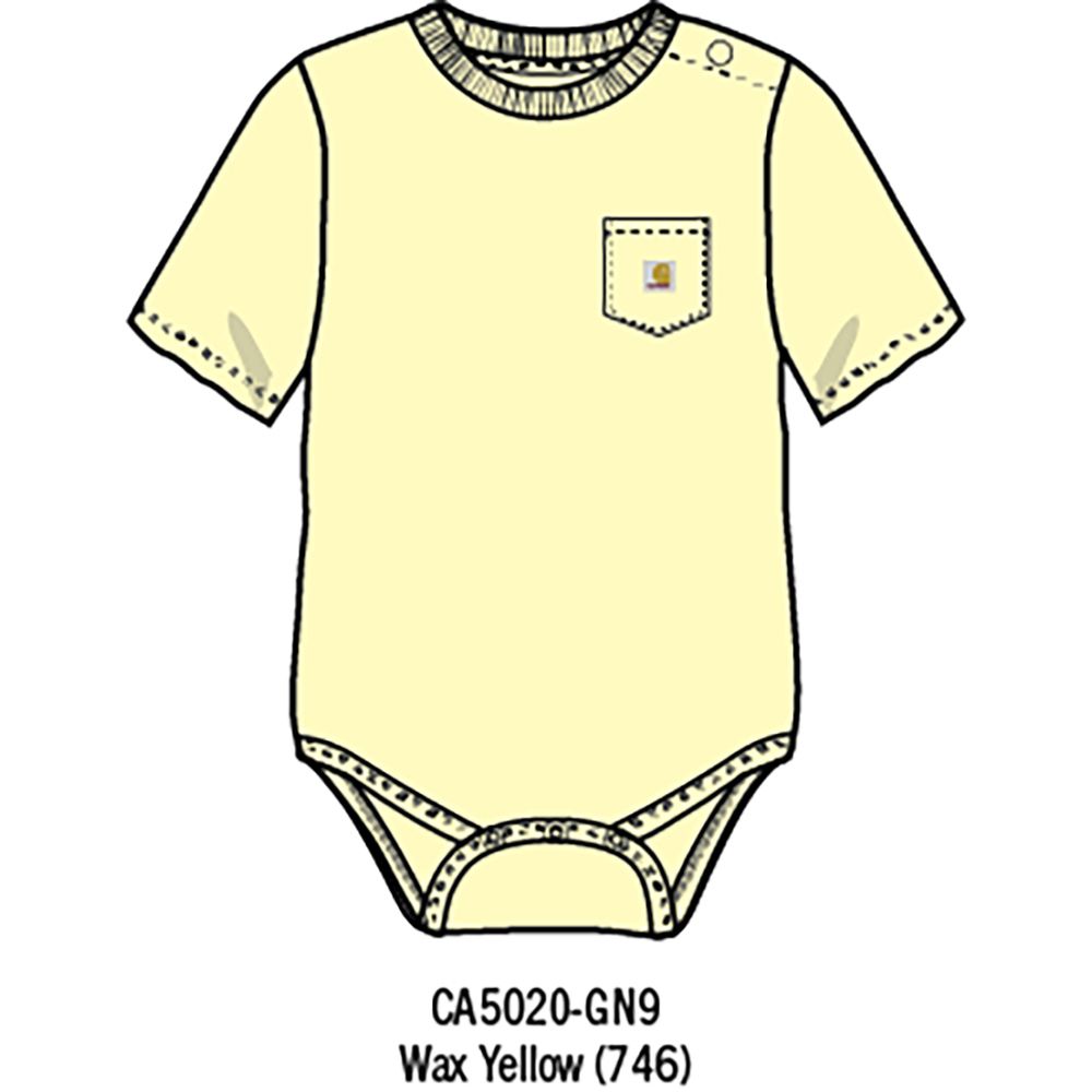 •Restock Coming Soon• Carhartt infant Bodysuit in Light Yellow
