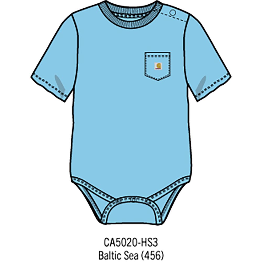 •Restock Coming Soon• Carhartt infant Bodysuit in Bright Blue