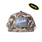 Youth BURLEBO Camo Grey Patch Cap