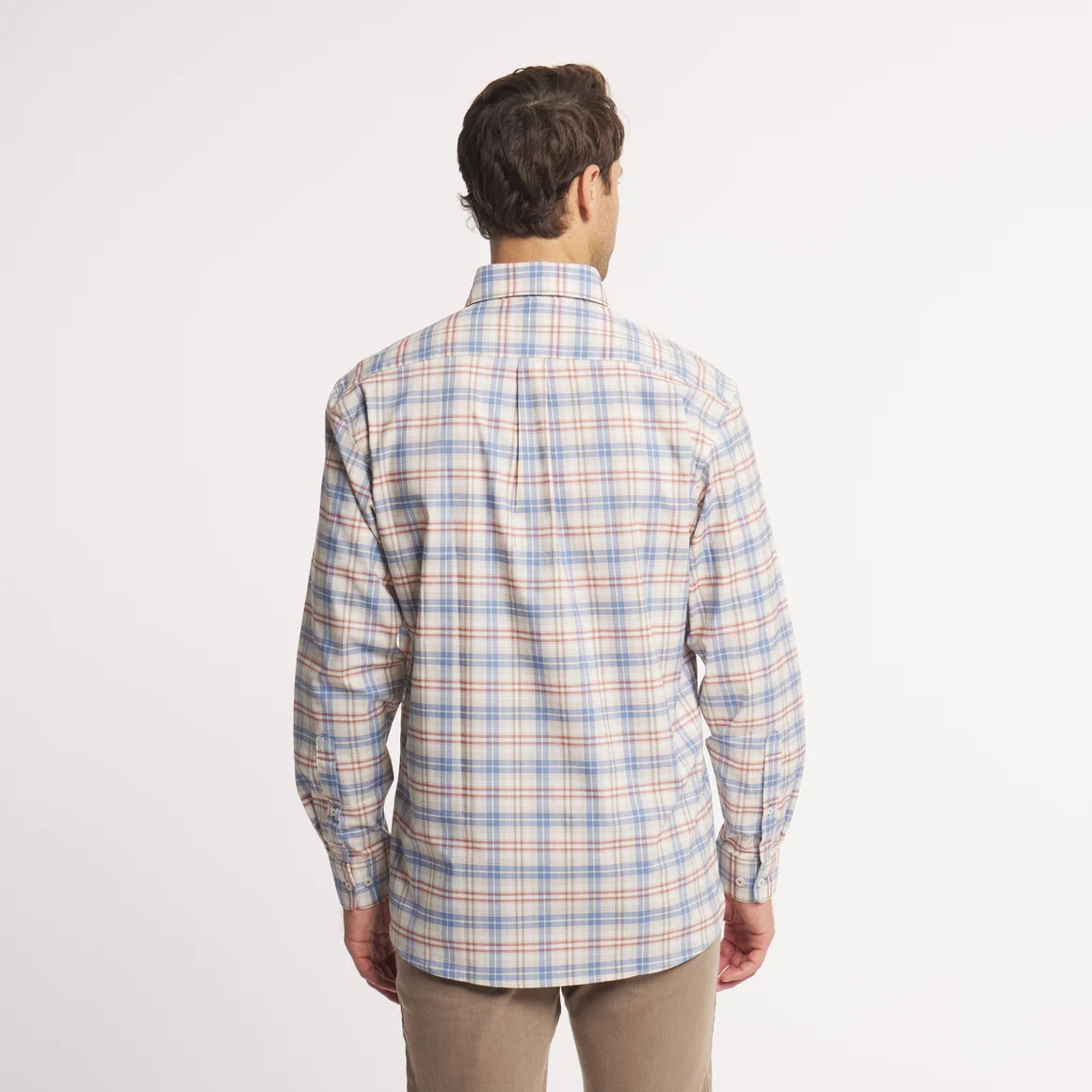 Southern Marsh | Highlands Lattice Performance Dress Shirt