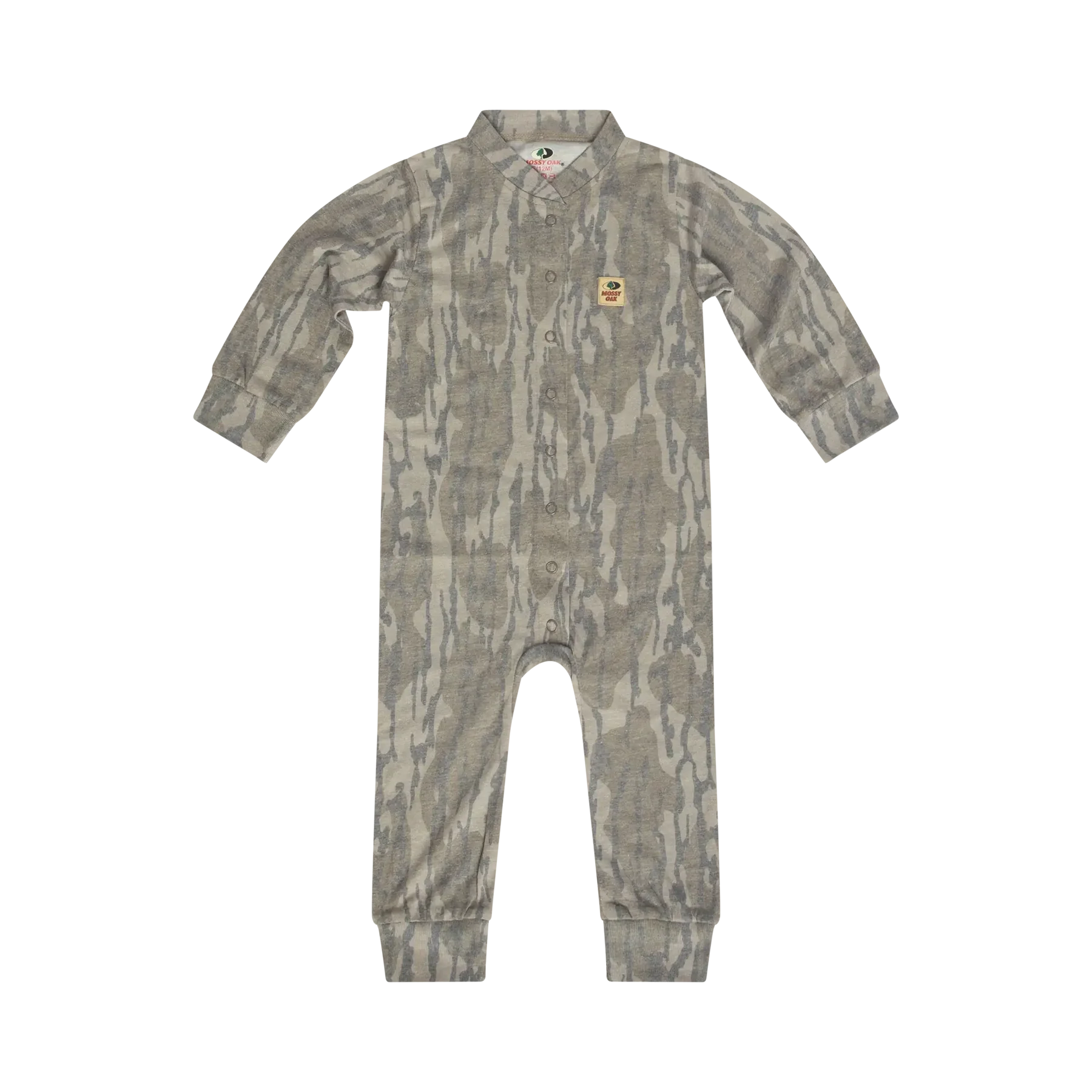 Mossy Oak Cotton Mill Infant Washed Out Diaper Shirt in Bottomland