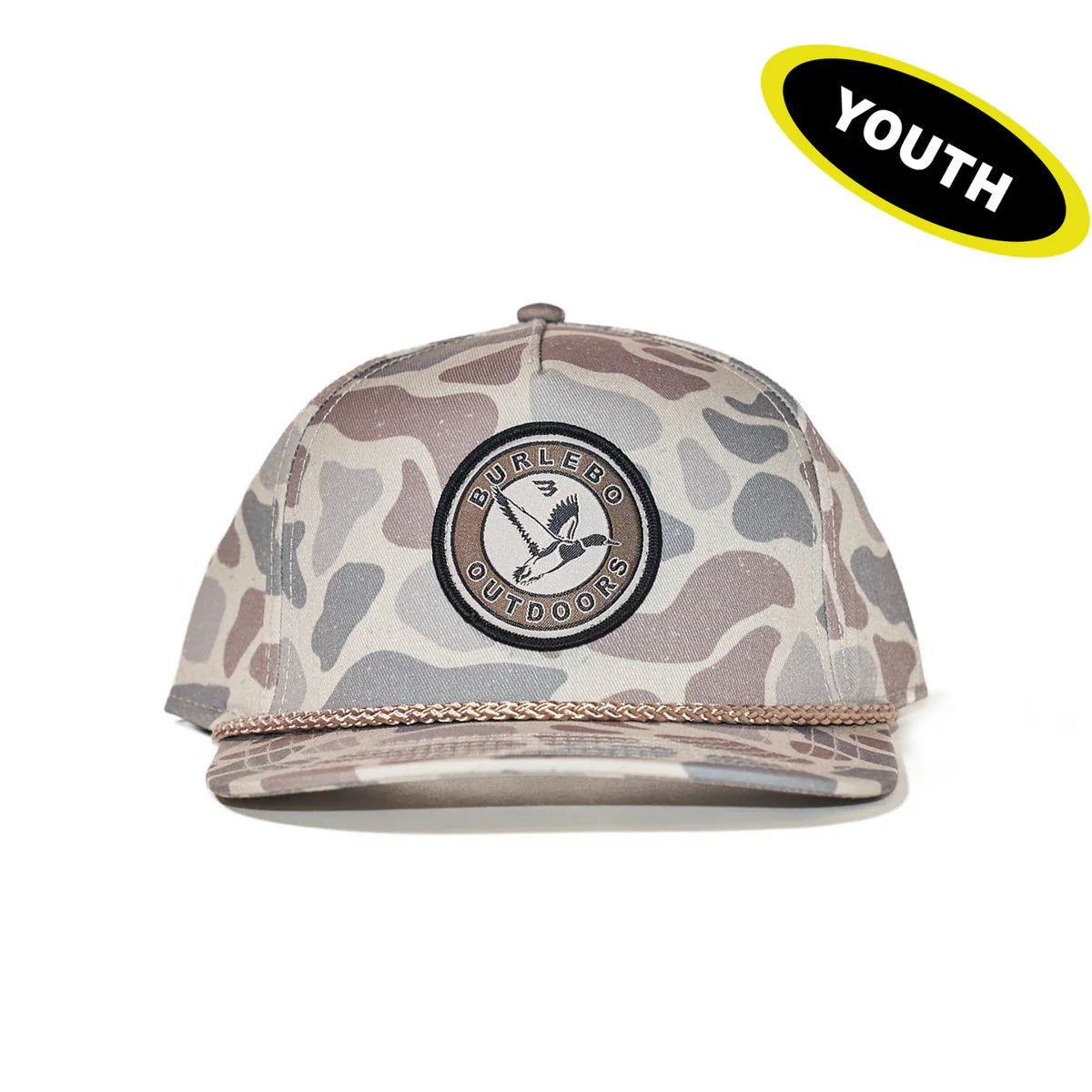 Burlebo Youth Circle Mallard Hat in Classic Deer Camo