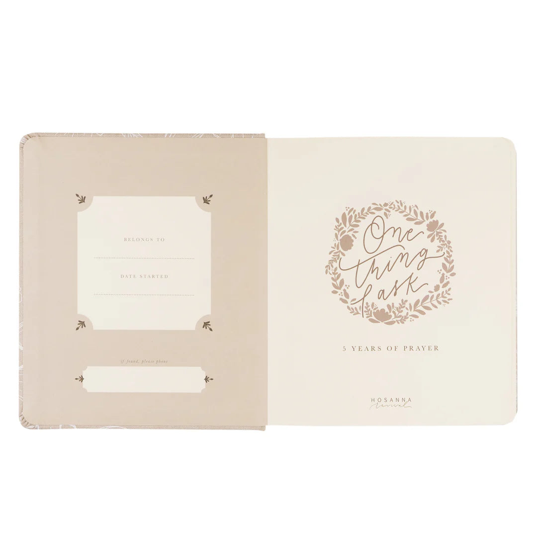 Hosanna Revival One Thing I Ask 5-Year Prayer Journal: Cordova Theme