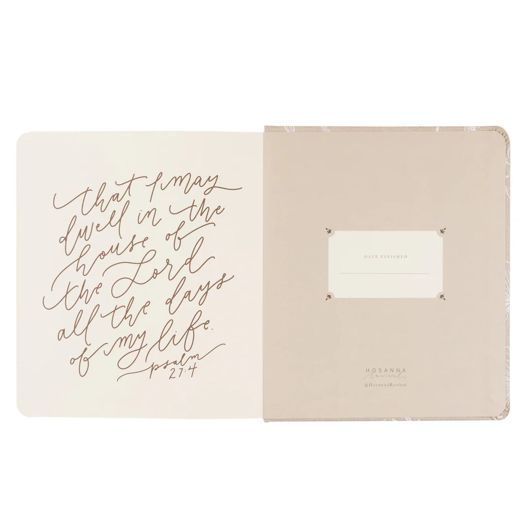 Hosanna Revival One Thing I Ask 5-Year Prayer Journal: Cordova Theme