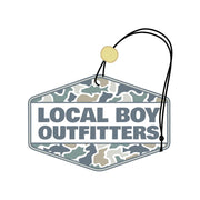 Local Boy Fish Camo Diamond Crest Air Freshener