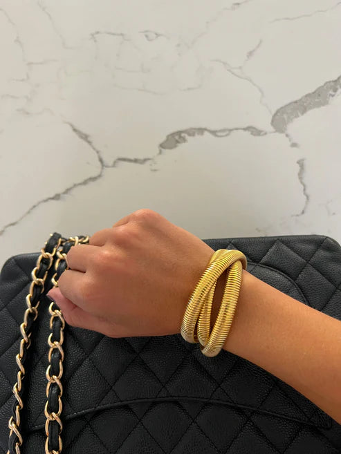 Triple Gold Emma Bracelet