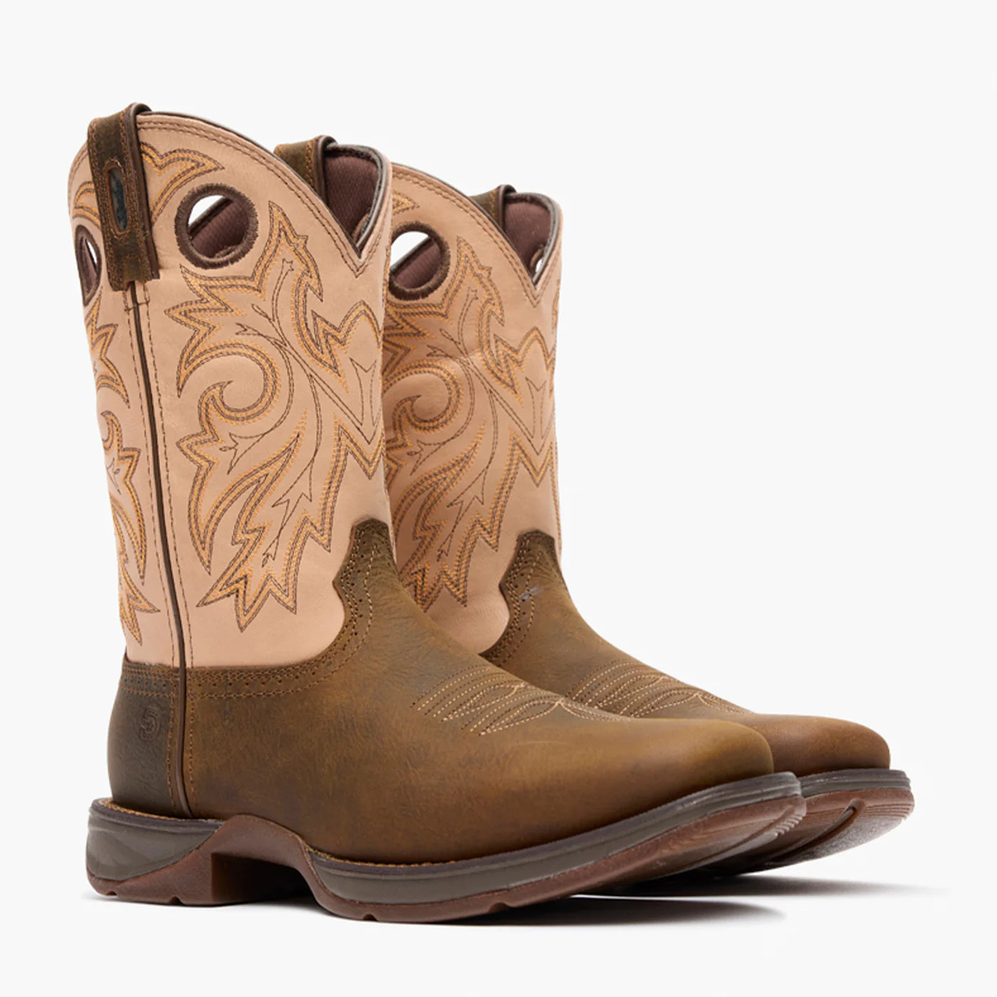 Men's Durango Rebel with InsulKul™ Western Boots in Coffee/Bone
