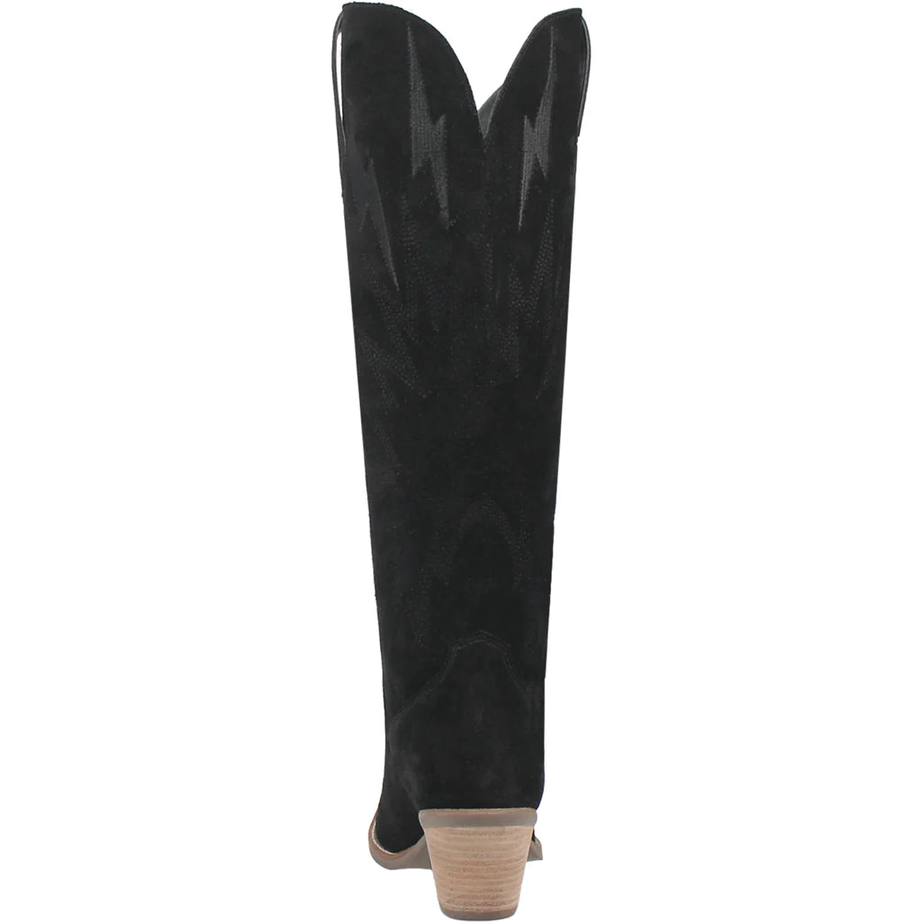 Dingo Thunder Road Black Leather Boot