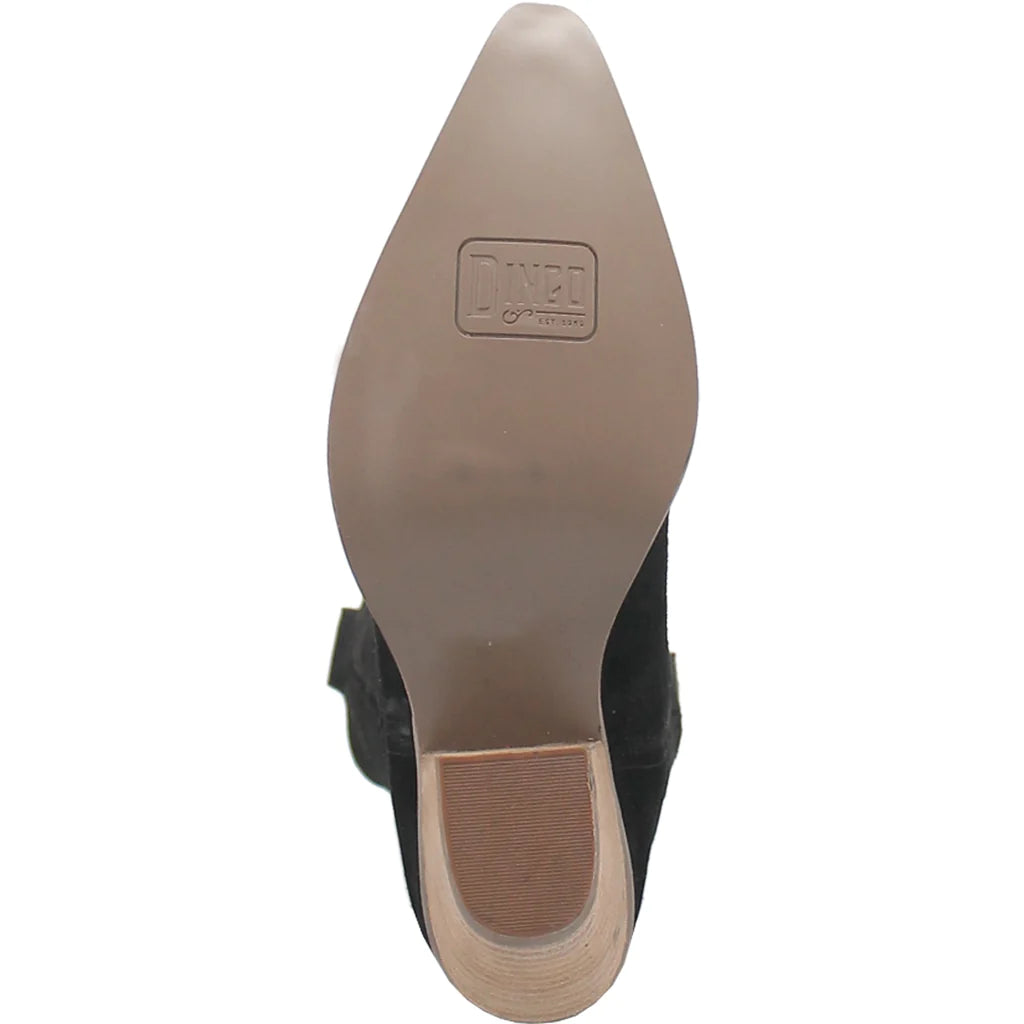 Dingo Thunder Road Black Leather Boot