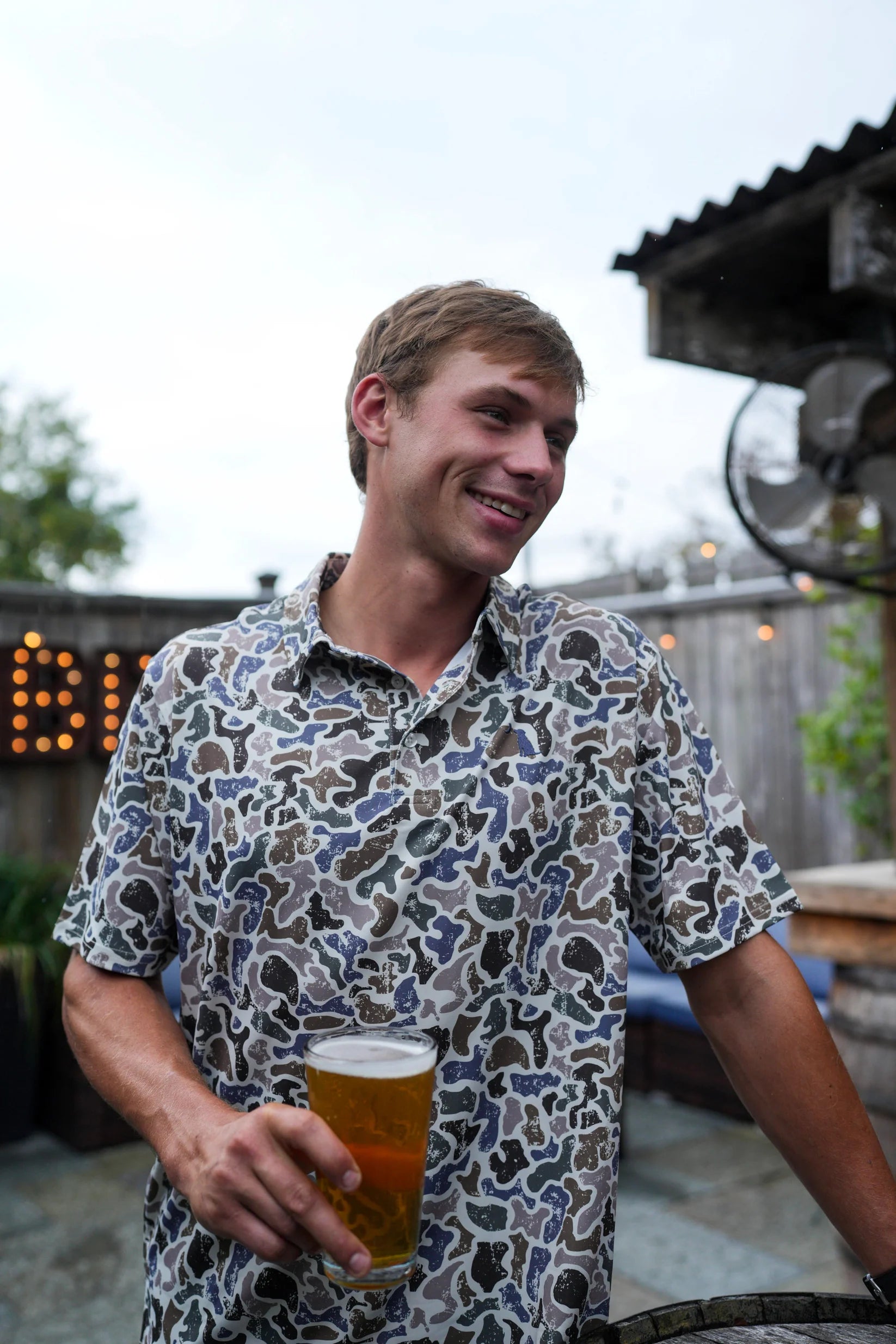 Local Boy Dirty Myrtle Polo Distressed LCF