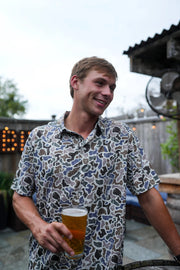 Local Boy Dirty Myrtle Polo in Distressed LCF