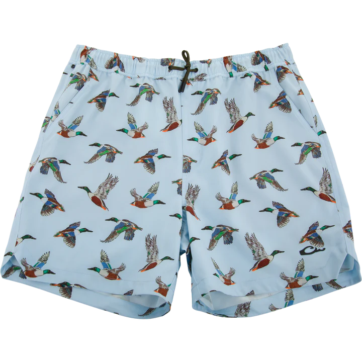 Drake Men's Lake Shore Dock 6" Shorts - Spoonie Breeze