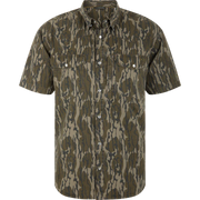 Drake Cinco Ranch Western Acid Washed Shirt in Bottomland