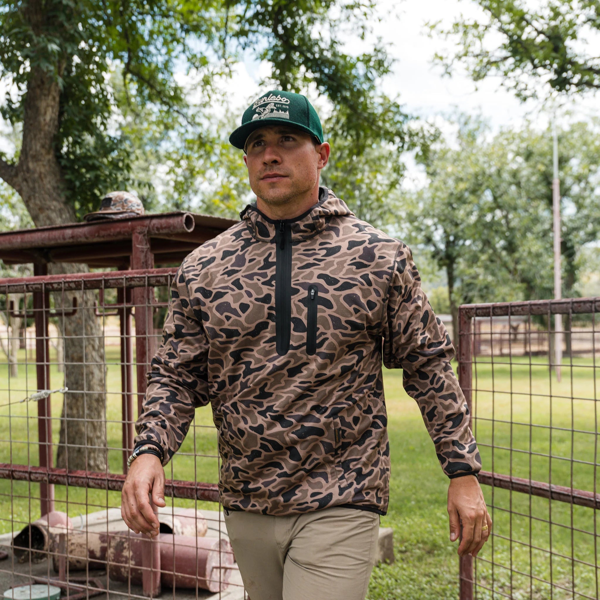 Men's Burlebo Duke Tech - Mid Layer - Gauge Camo