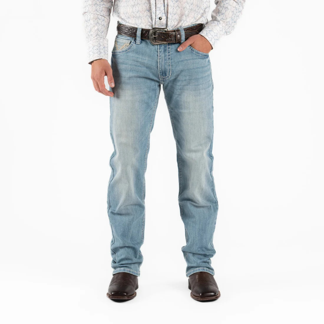 Rock & Roll Denim | Men's Slim Fit Straight Boot Revolver Jeans