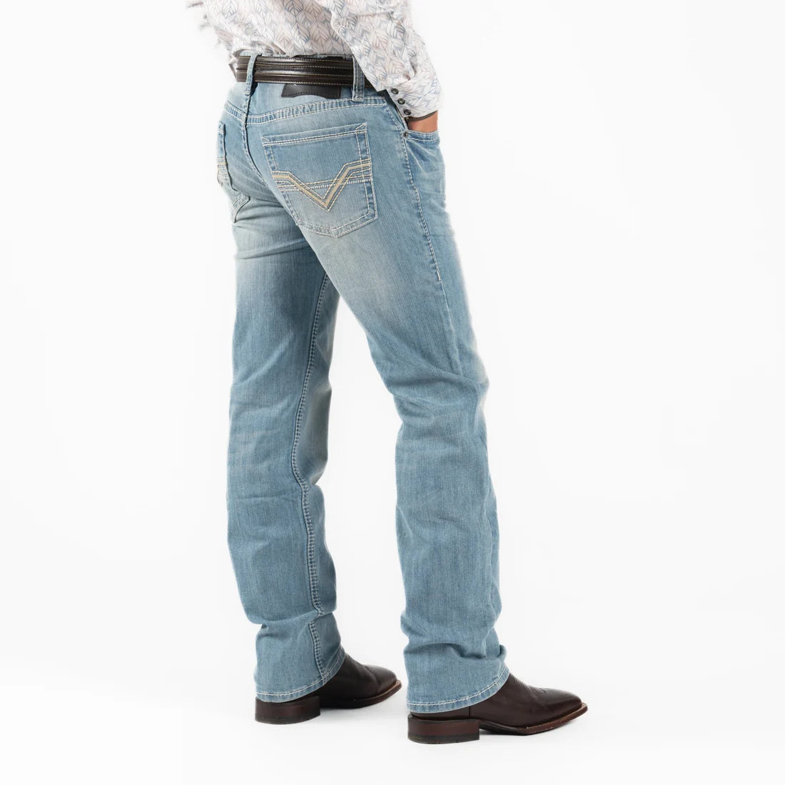 Rock & Roll Denim | Men's Slim Fit Straight Boot Revolver Jeans