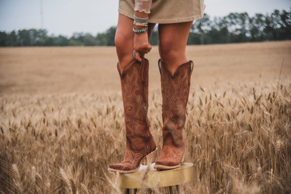 Women's Corral Shedron Suede Tall Boots