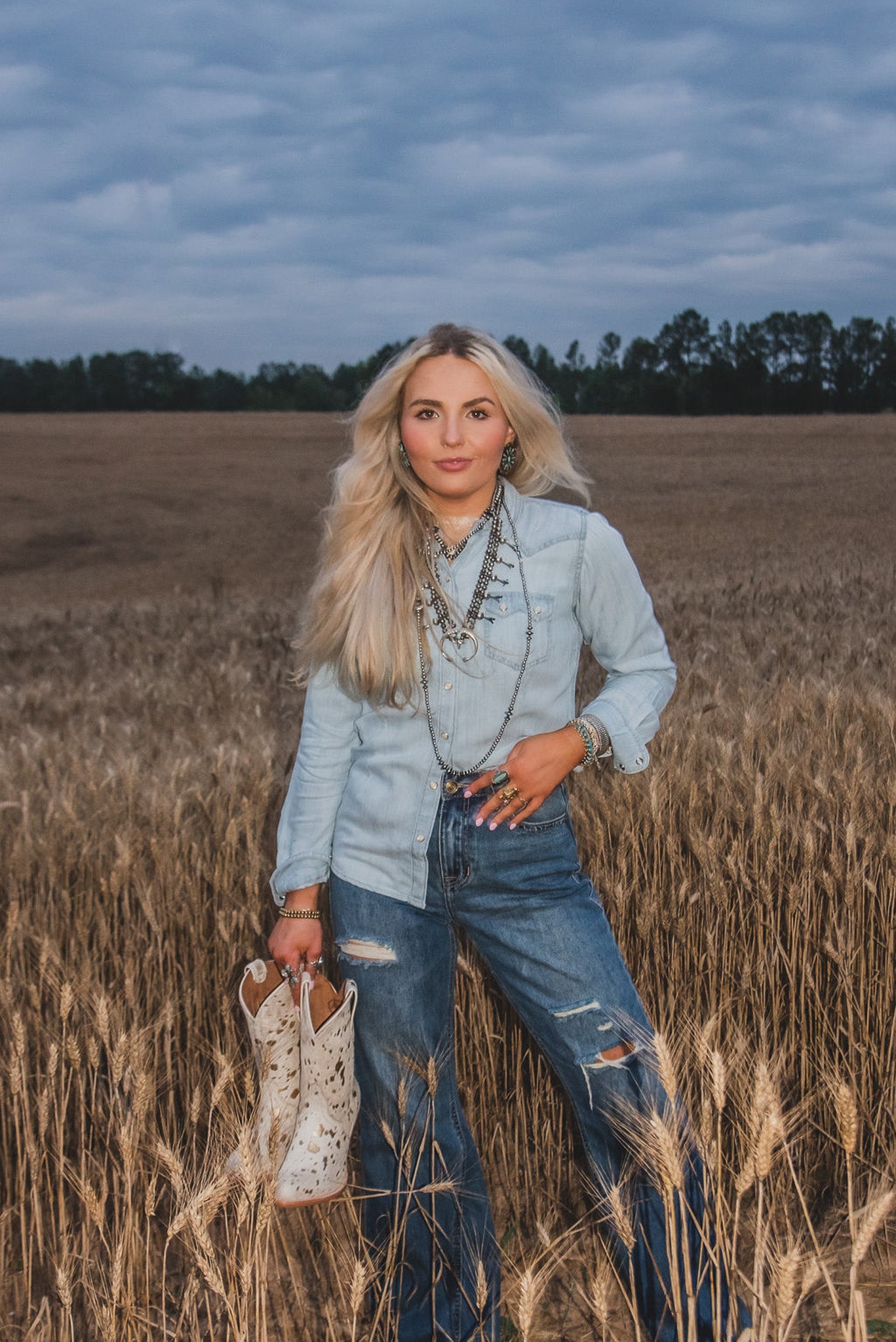 Women's Ariat Blues Shirt
