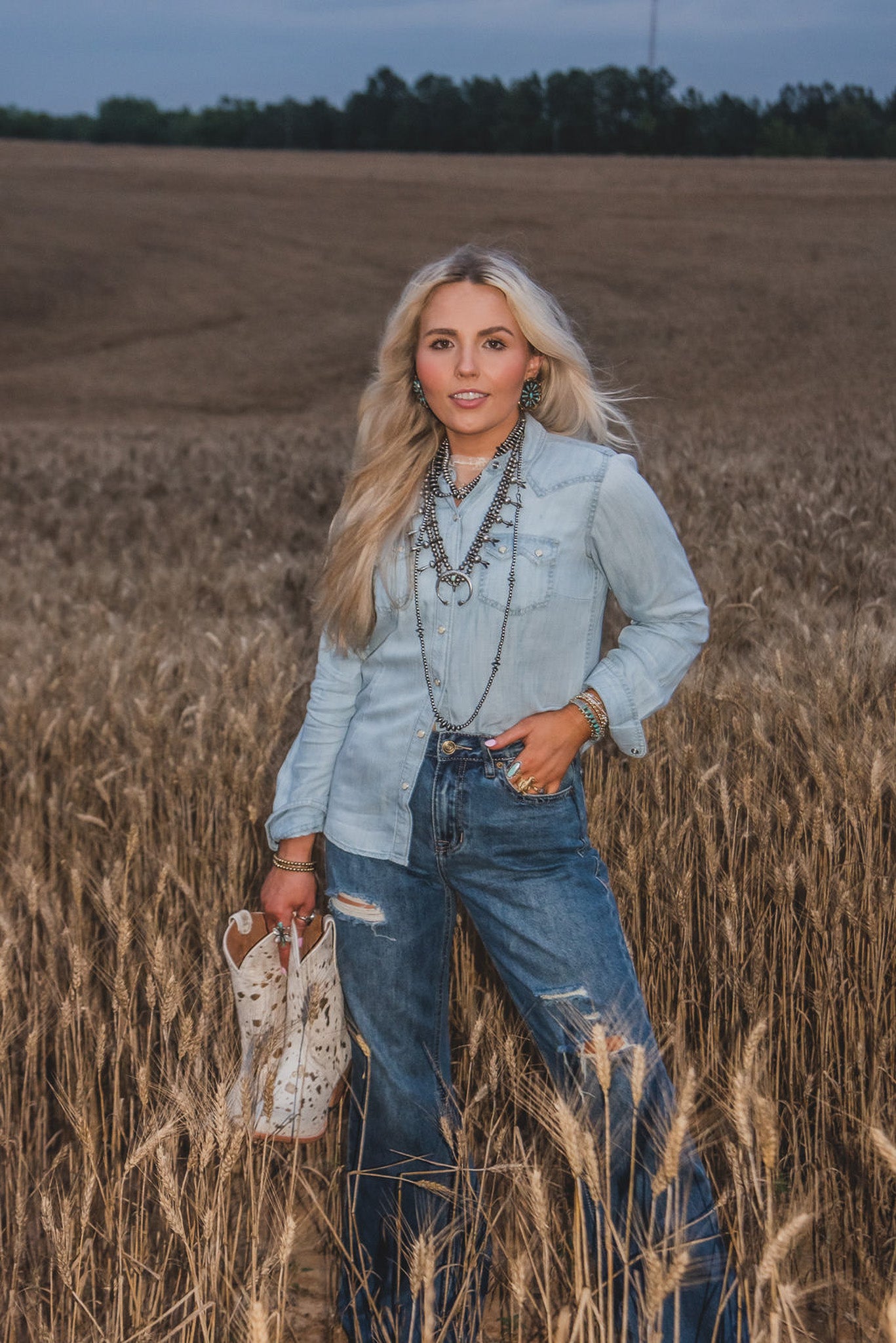 Women's Ariat Blues Shirt