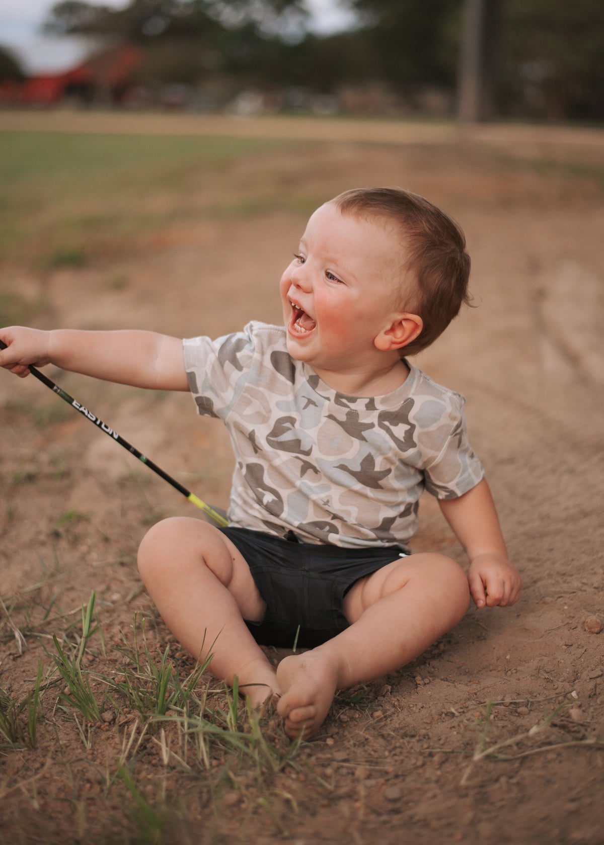 Burlebo Toddler & Youth Vintage Washed T-Shirt - Mallard Mayhem Camo