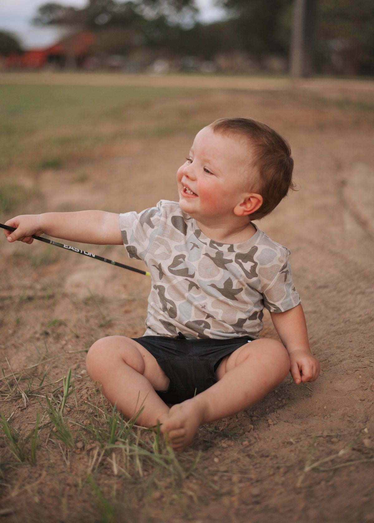Burlebo | Toddler & Youth Vintage Washed T-Shirt - Mallard Mayhem Camo