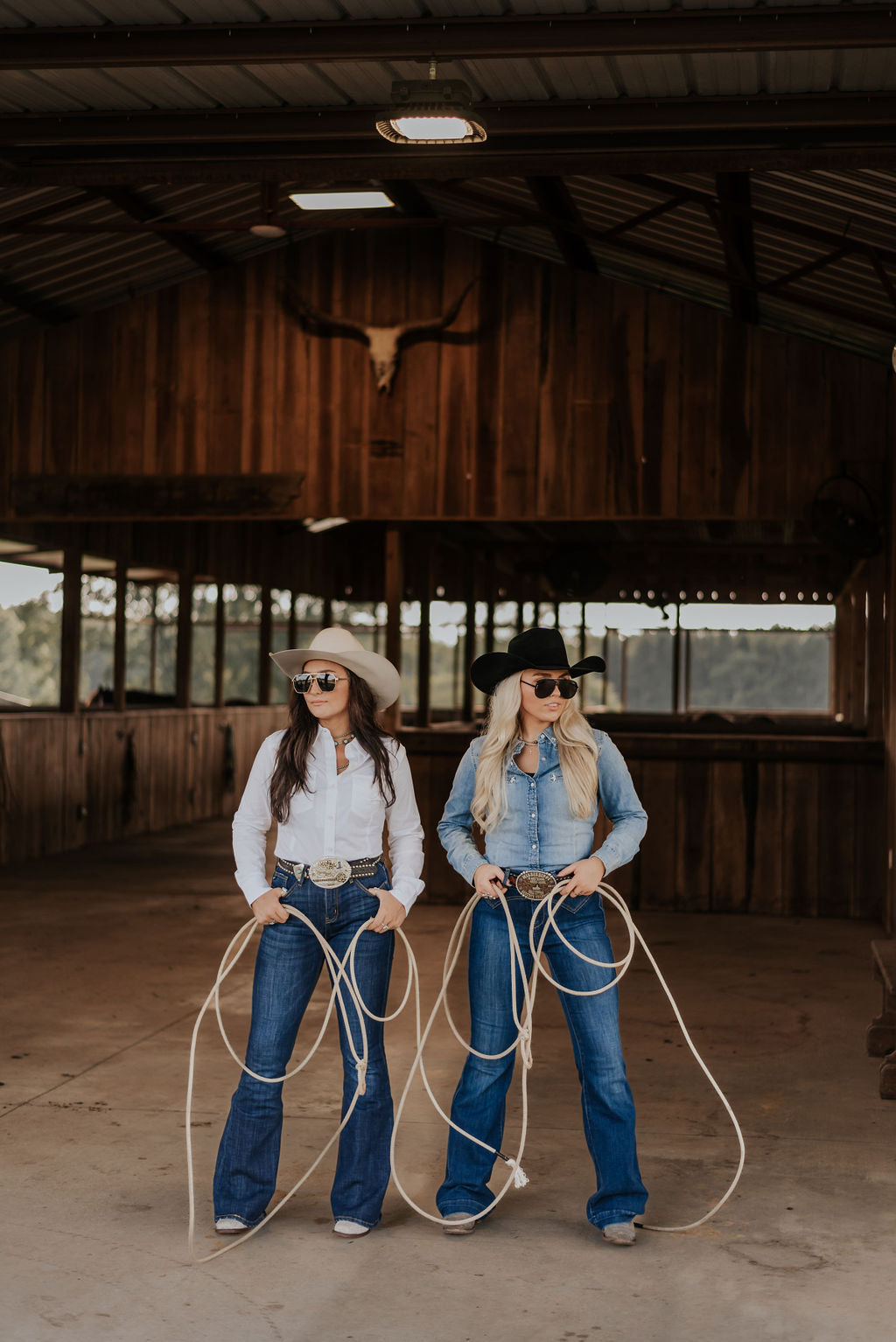 Women's Wrangler Western White Button Down Shirt