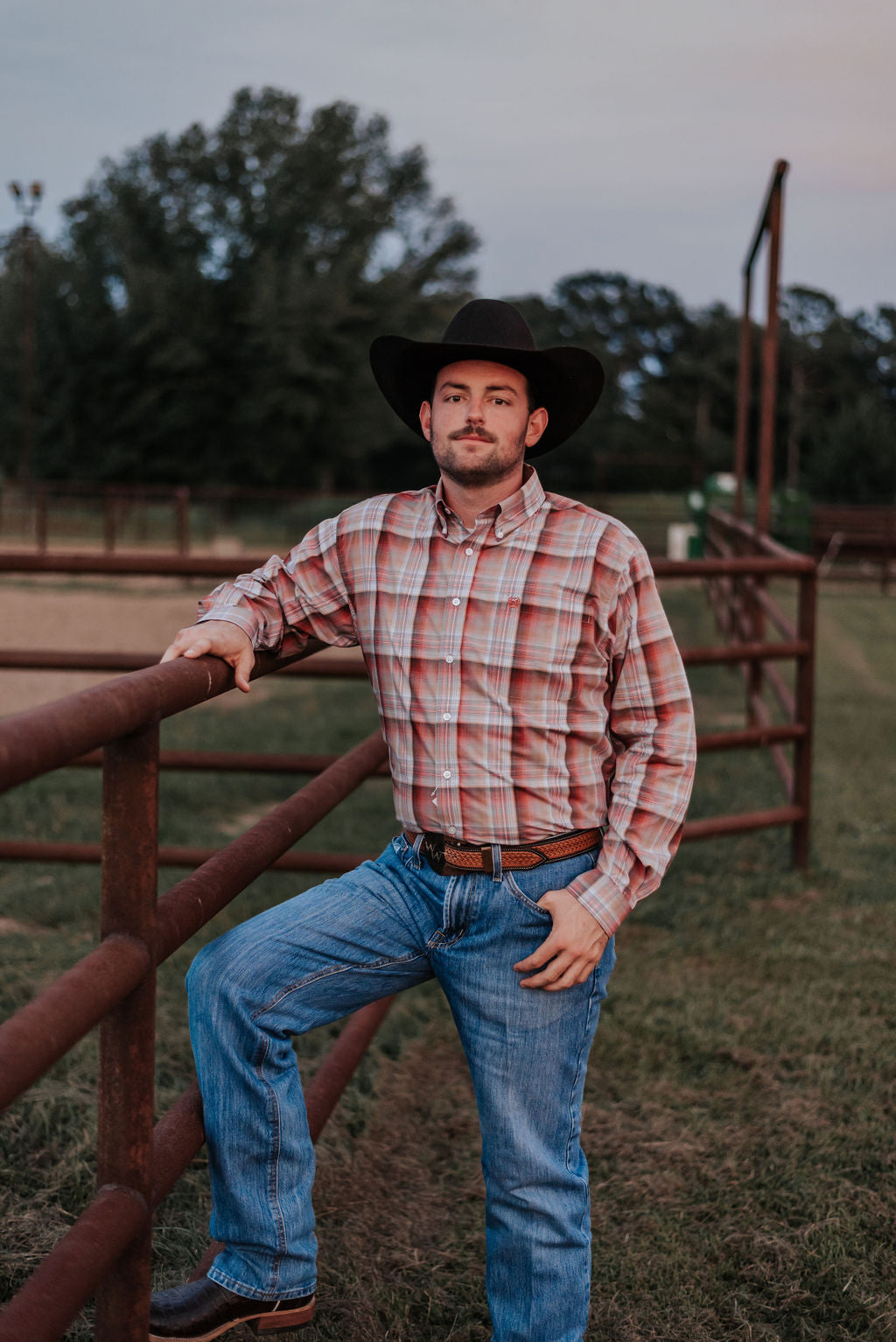 Men's Cinch Woven Plaid Button Shirt